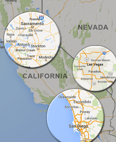 Tech 2U mobile service areas